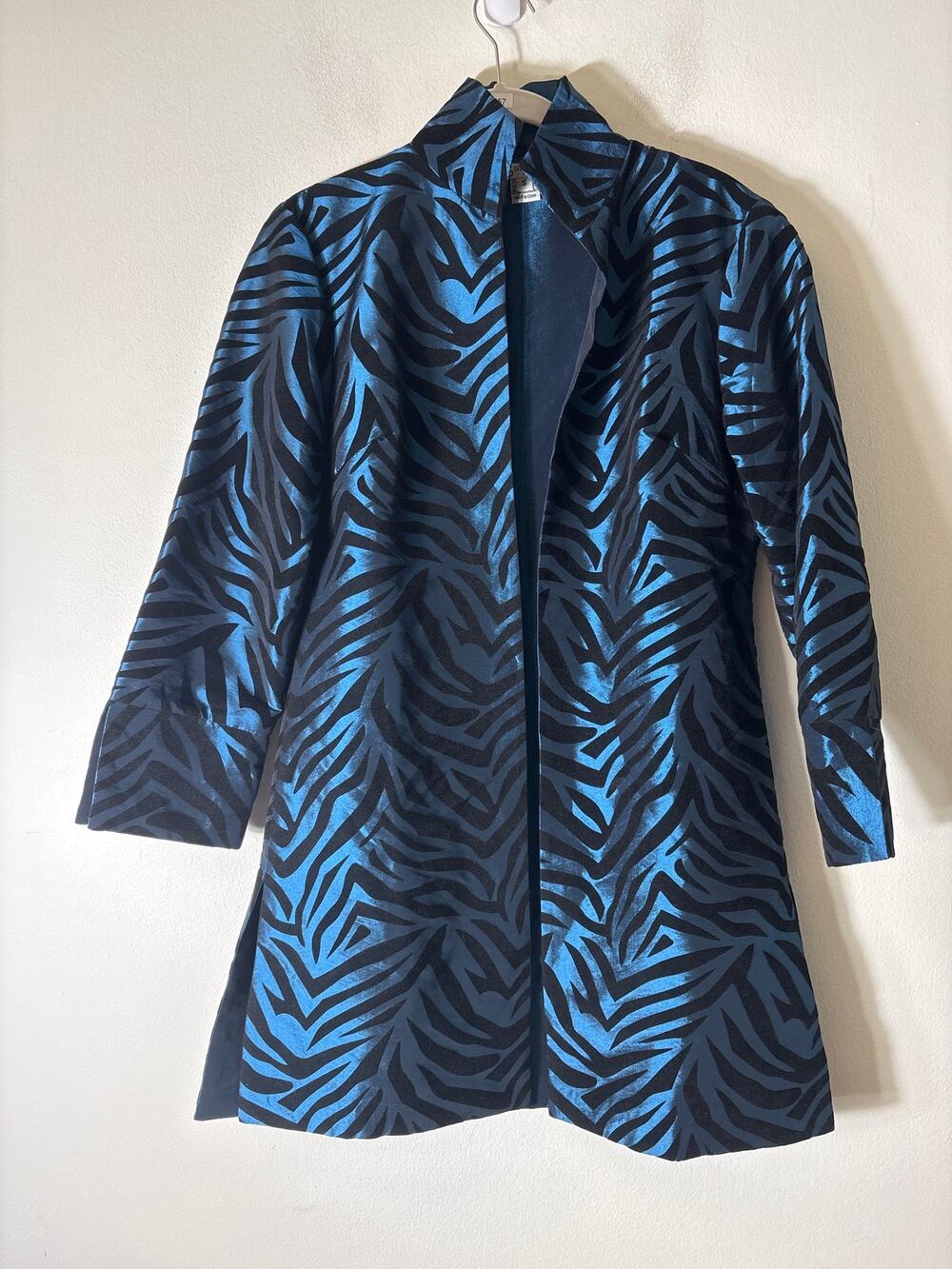 Vintage Grace Chuang Long Sleeve Open Front Jacket Sz S